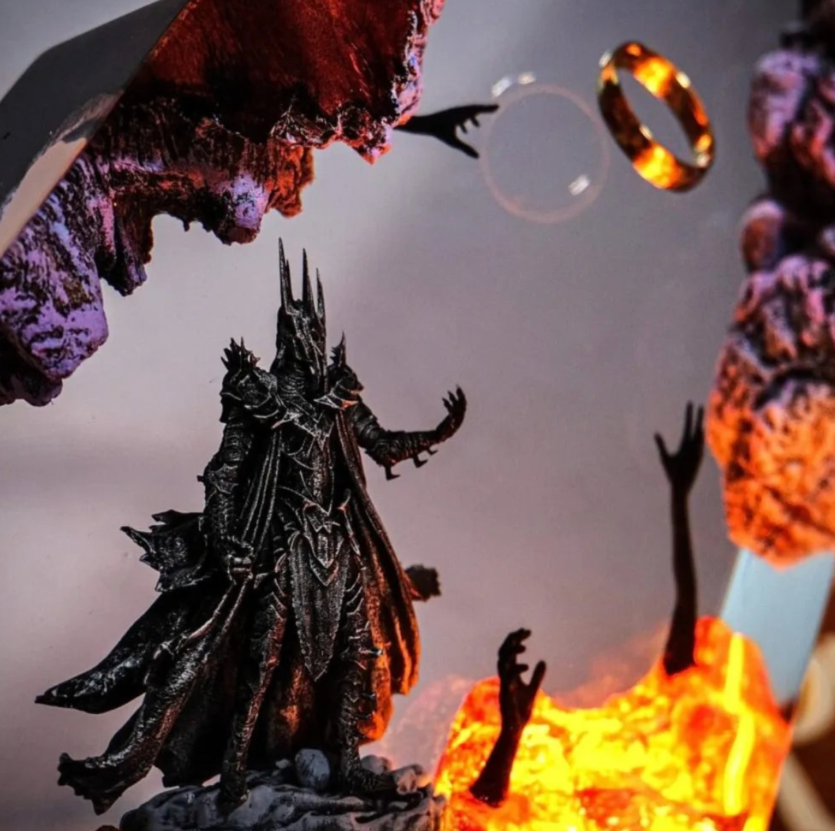 ElowensLamps Handcrafted DarkLord Lamp