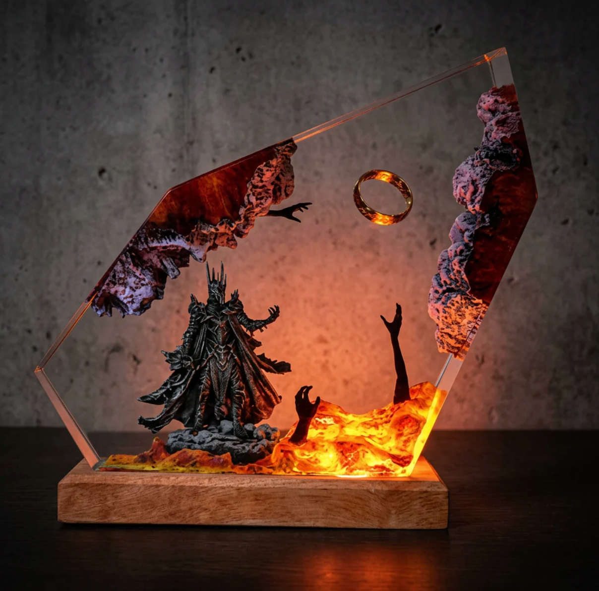 ElowensLamps Handcrafted DarkLord Lamp
