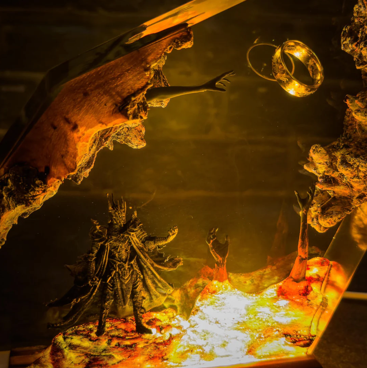 ElowensLamps Handcrafted DarkLord Lamp